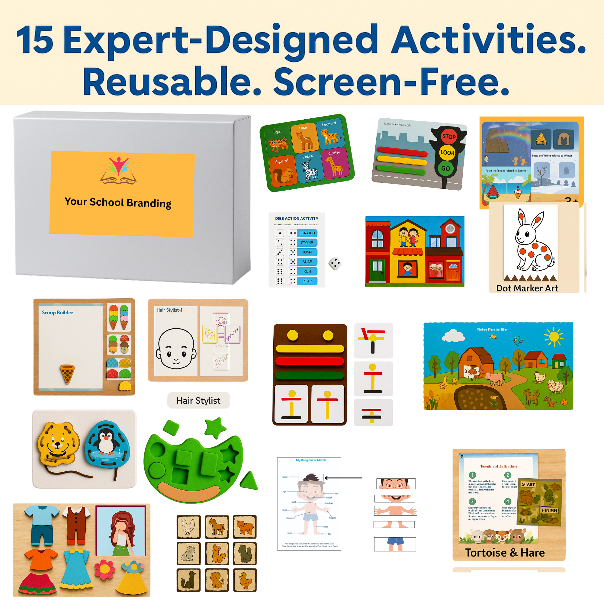 15 Activities - Activity Kit (Age 2–3 Years)
