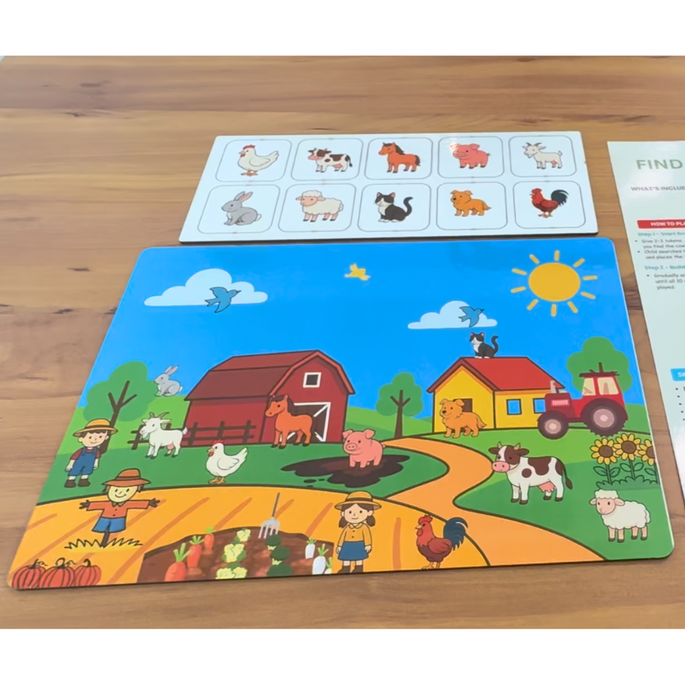 Find the Farm Friends|Animals Activity|3–5 Years