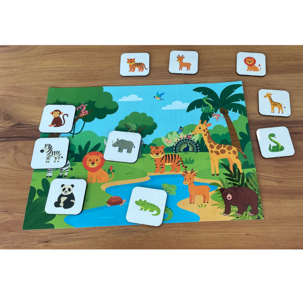 Animal Finder – Jungle Safari Friends|Animals Activity|3–6 Years