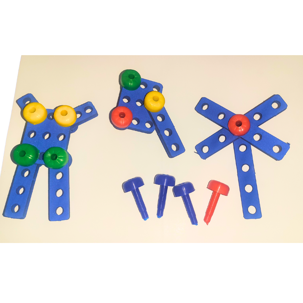 Foam Bolt Design|Brain Gym Activity|4–6 Years