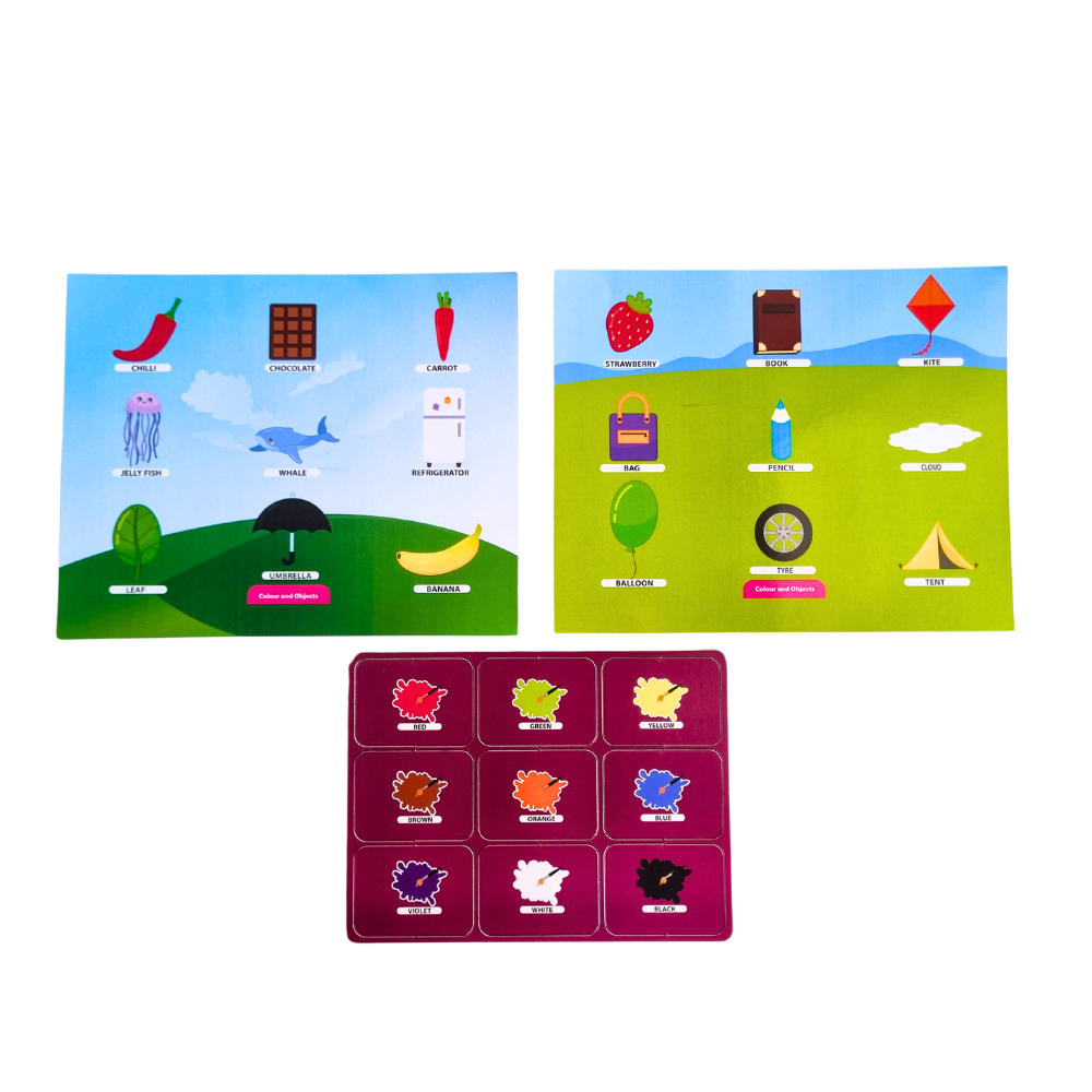 Colour and Objects|Colours Activity|3–5 Years