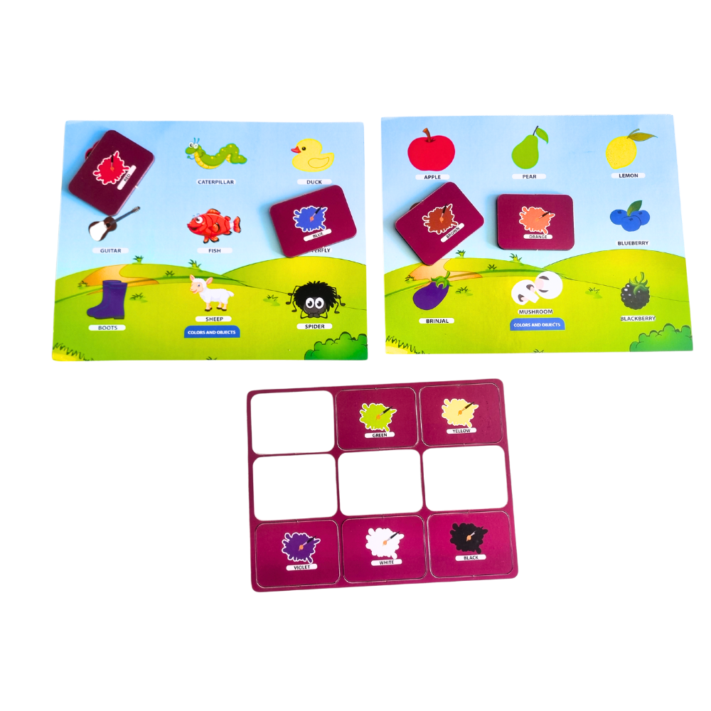 Colour and Objects|Colours Activity|3–5 Years