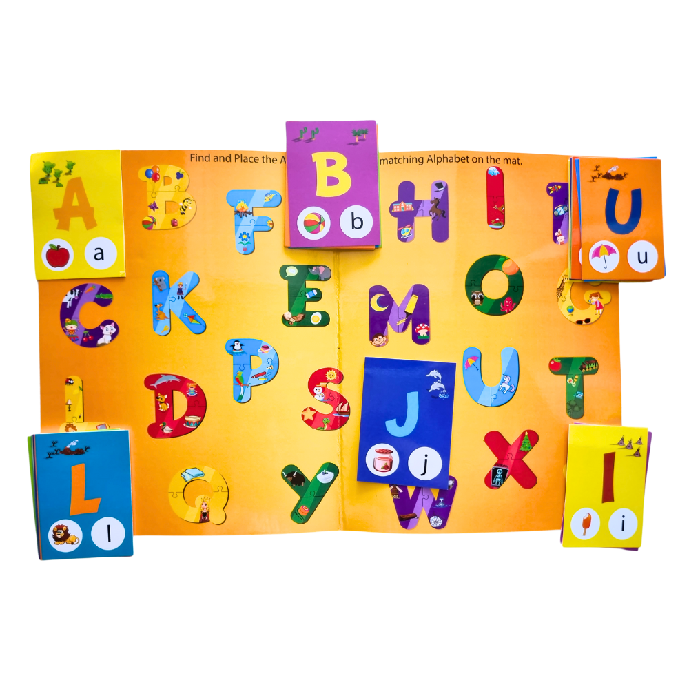 Alphabet Match & Phonics Mat|English Activity|2–5 Years