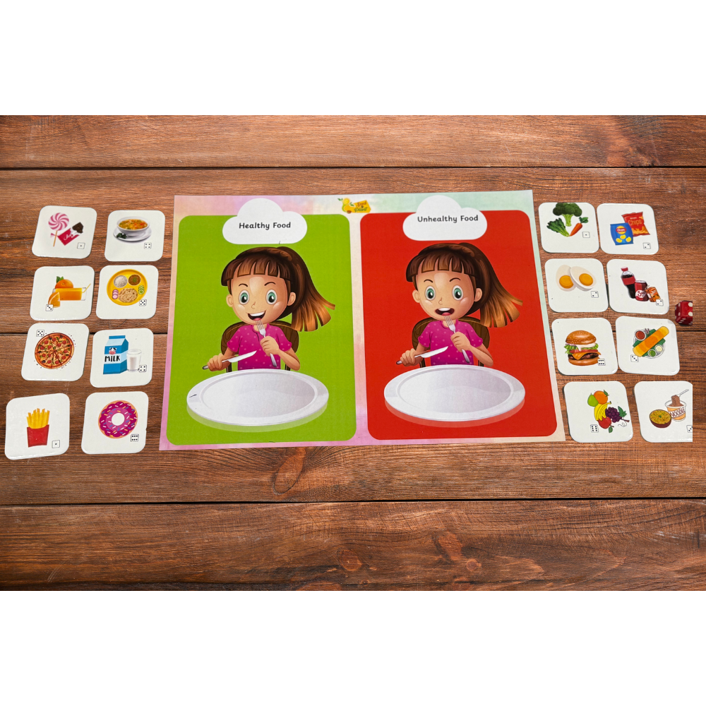 Healthy & Unhealthy Food Activity|Food Activity|3–6 Years