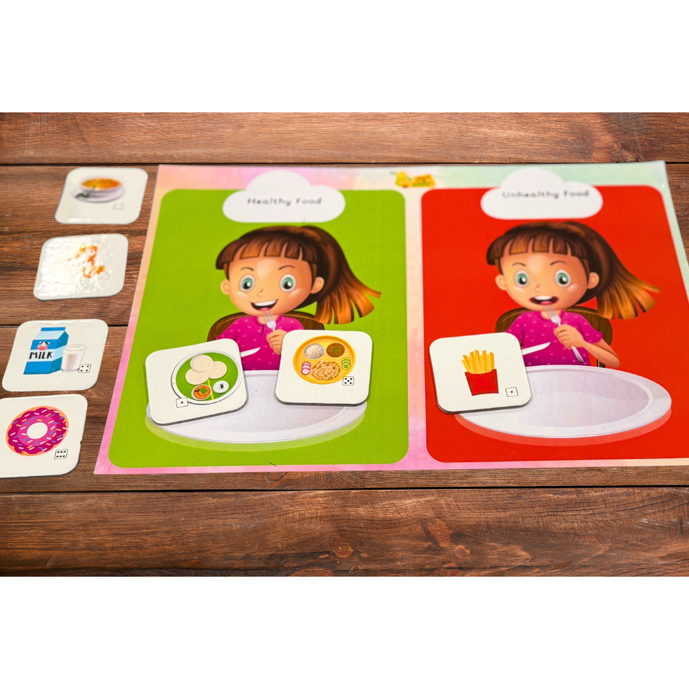 Healthy & Unhealthy Food Activity|Food Activity|3–6 Years