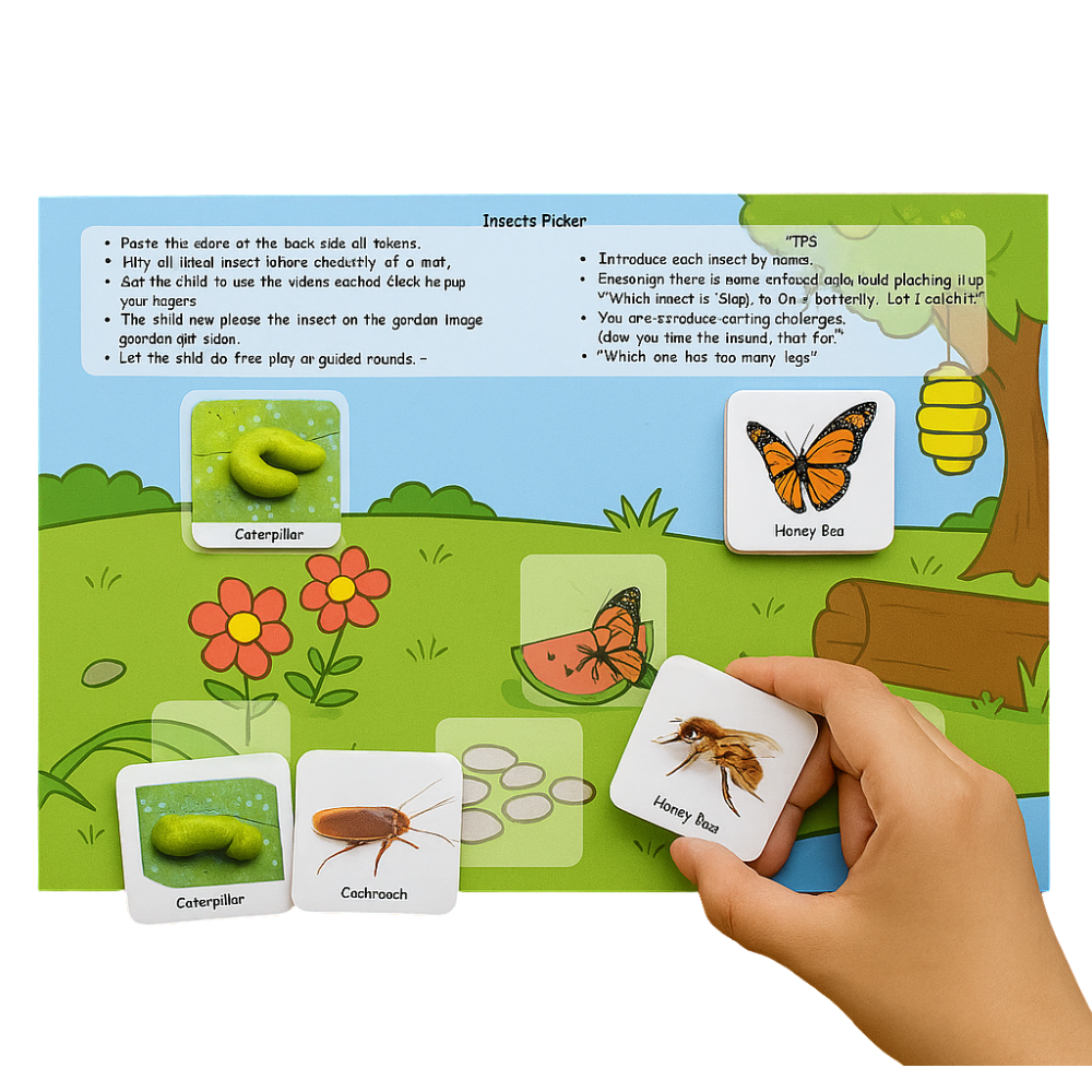 Insects Picker|General Awareness Activity|2–4 Years