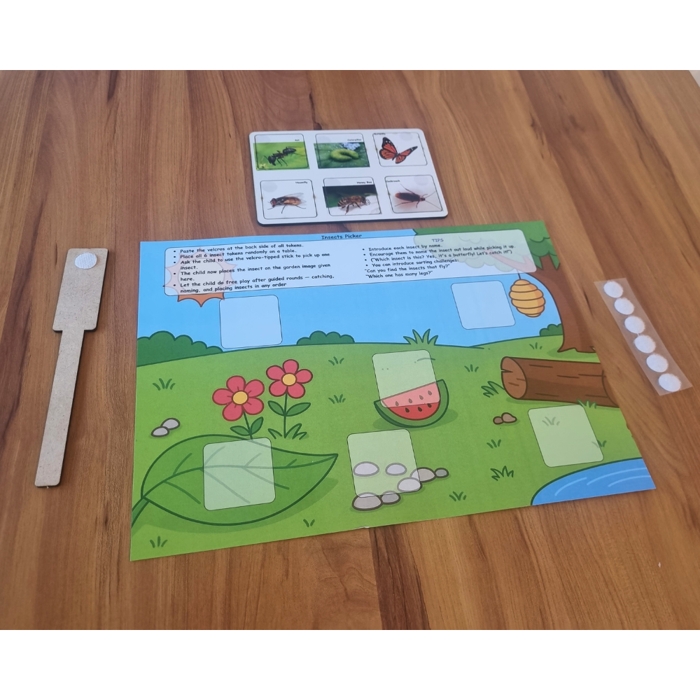 Insects Picker|General Awareness Activity|2–4 Years
