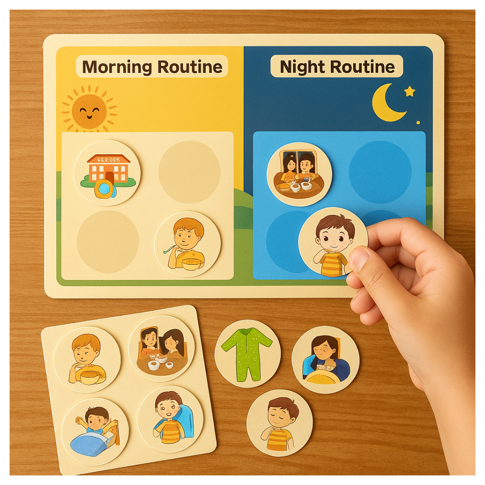 Morning & Night Routine Activity|General Awareness Activity|3–6 Years