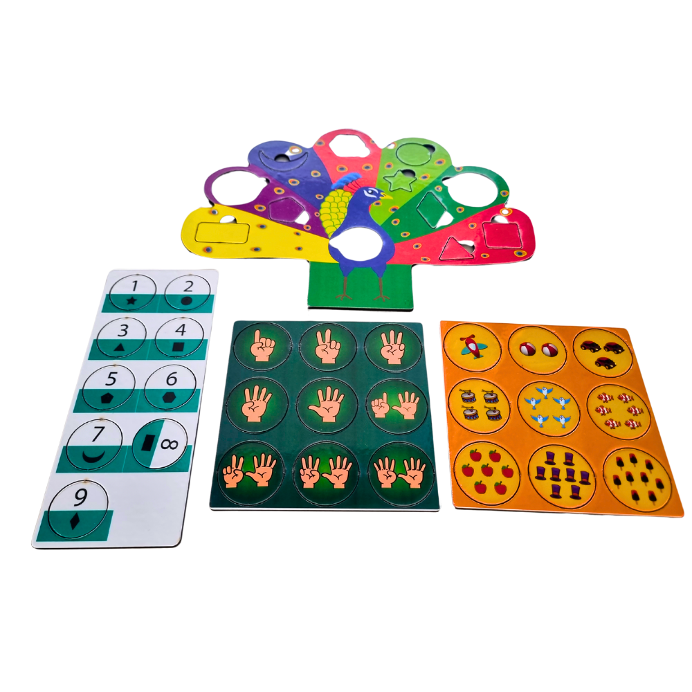 Peacock Counting|Maths Activity|3–5 Years