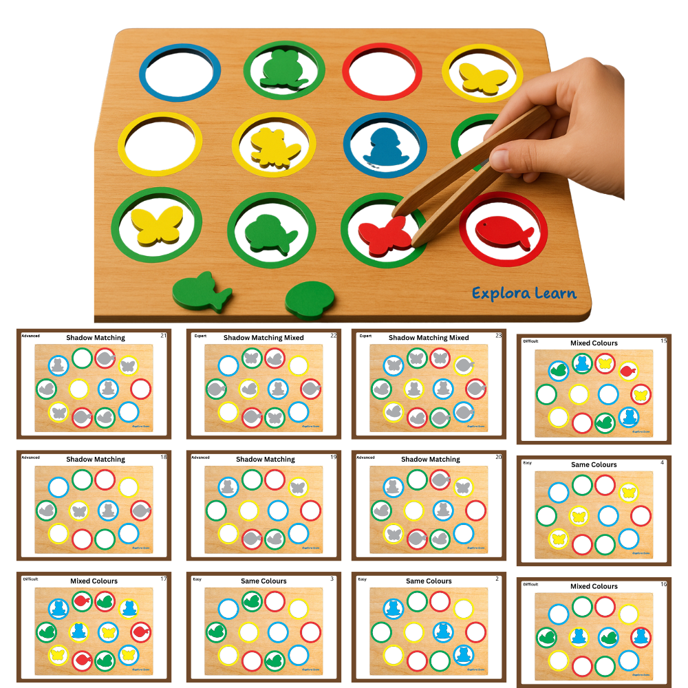 Little Beings – Sort & Match|Motor Activity|2–6 Years