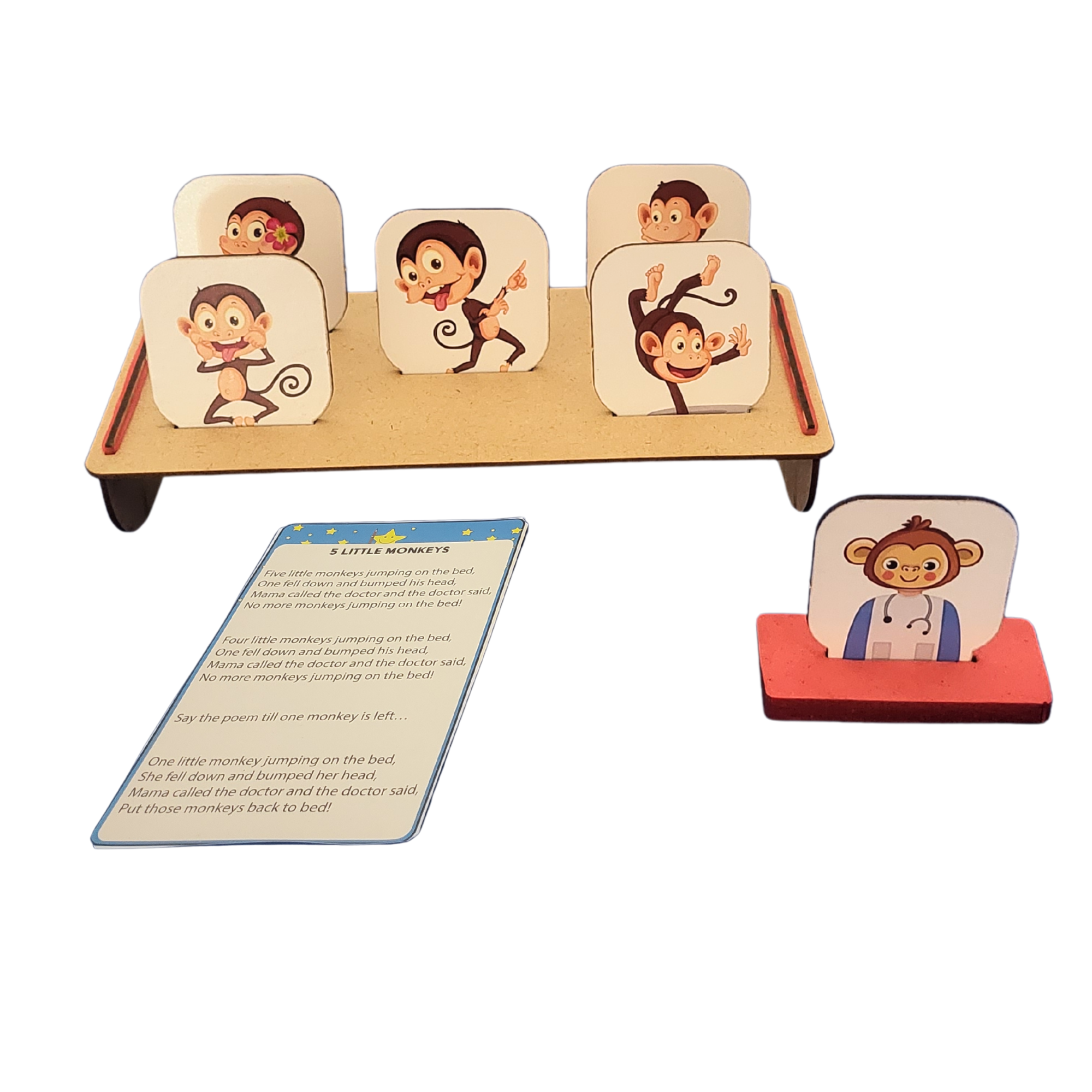 5 Little Monkeys|Speech Activity|3–6 Years