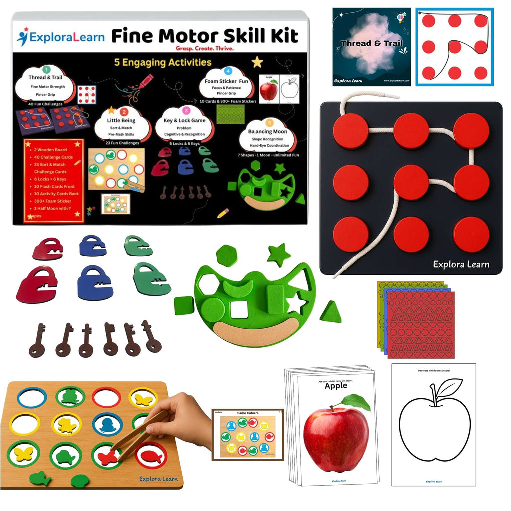 Exploralearn  Fine Motor Skill Kit