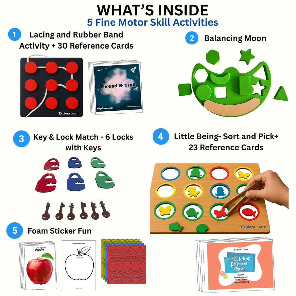 Exploralearn  Fine Motor Skill Kit