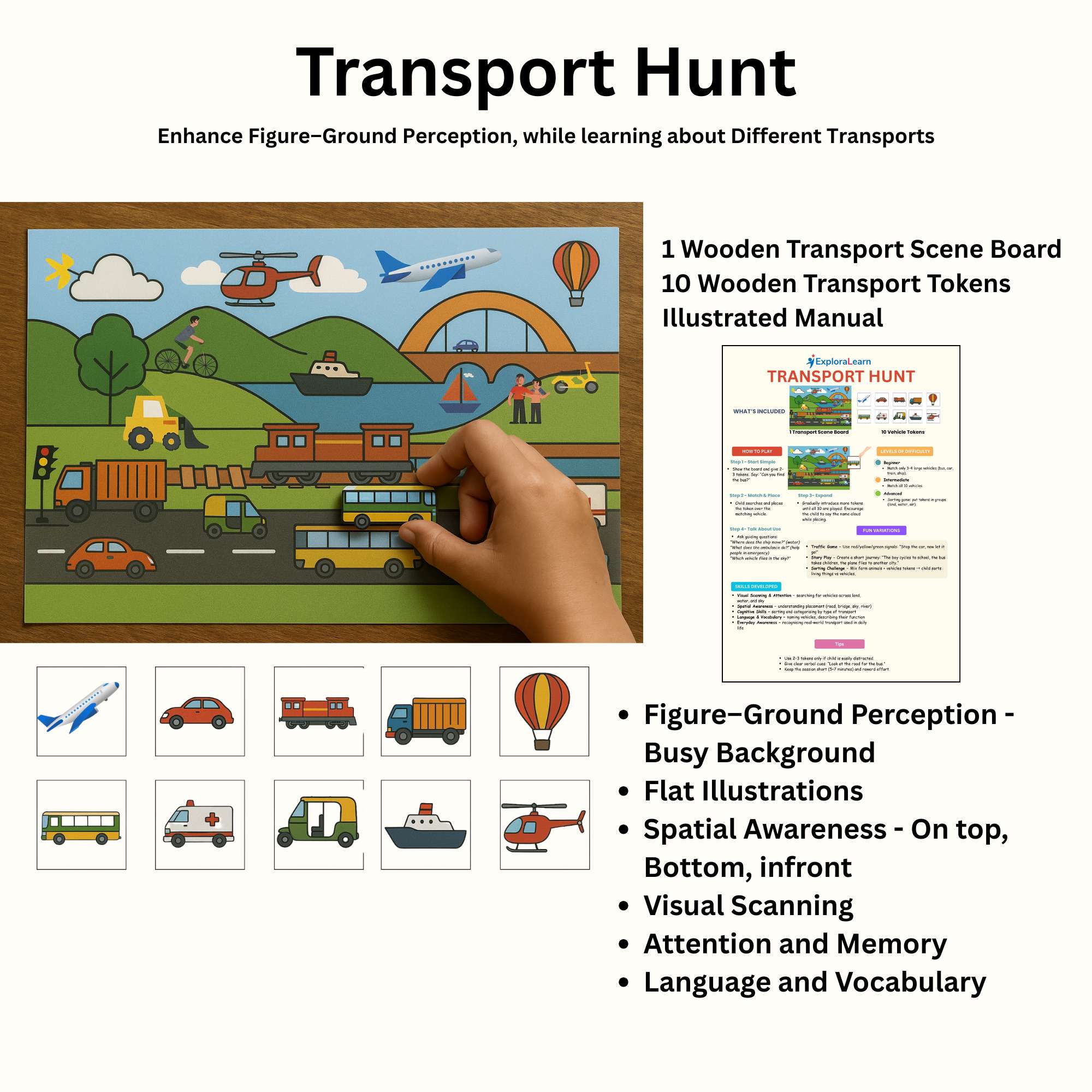 Exploralearn Visual Perception Skill Kit