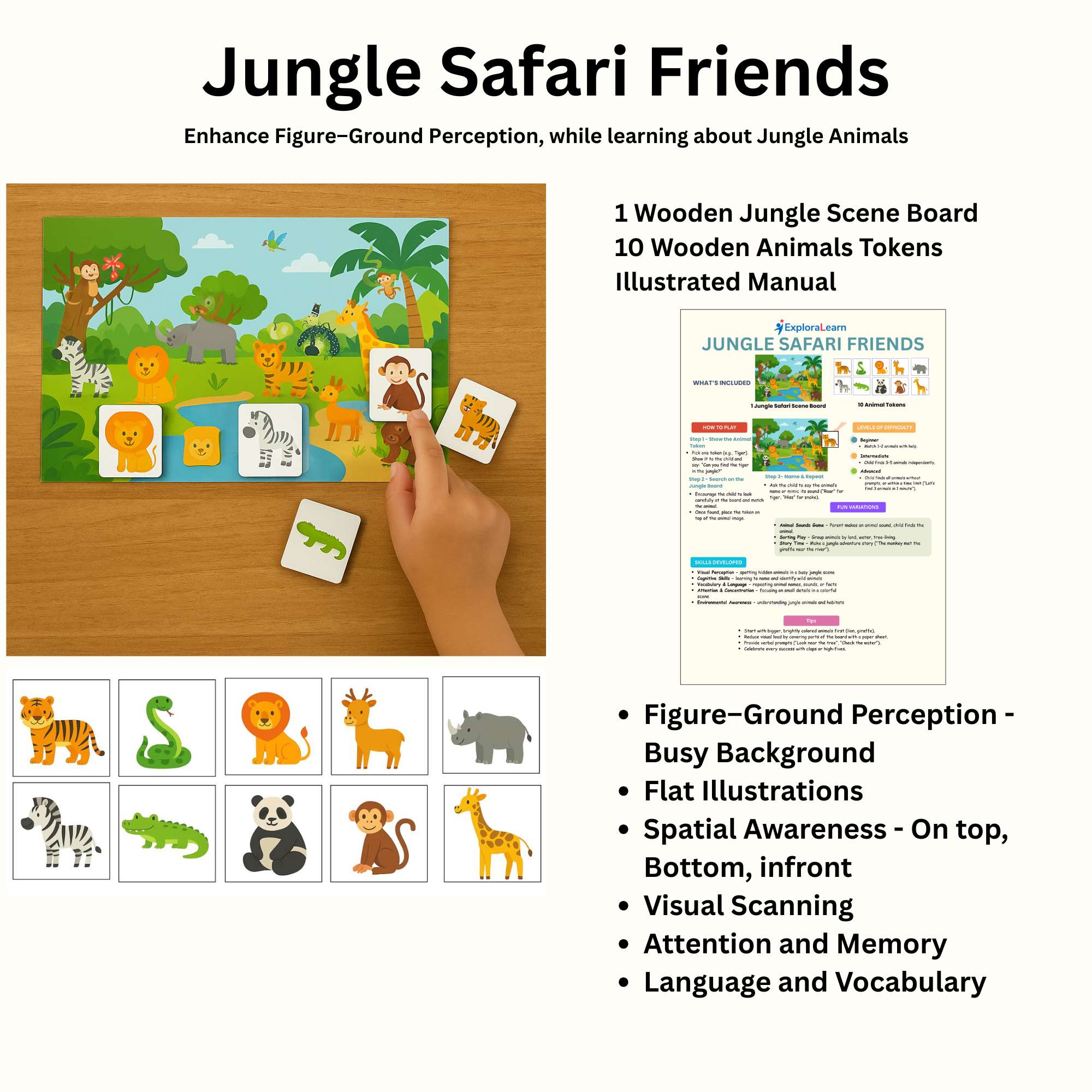 Exploralearn Visual Perception Skill Kit