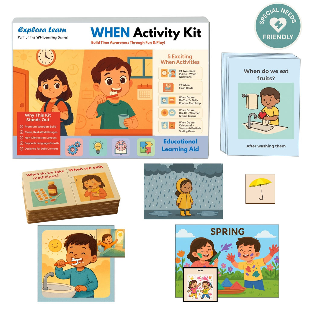 Exploralearn WH “When” Activity Kit