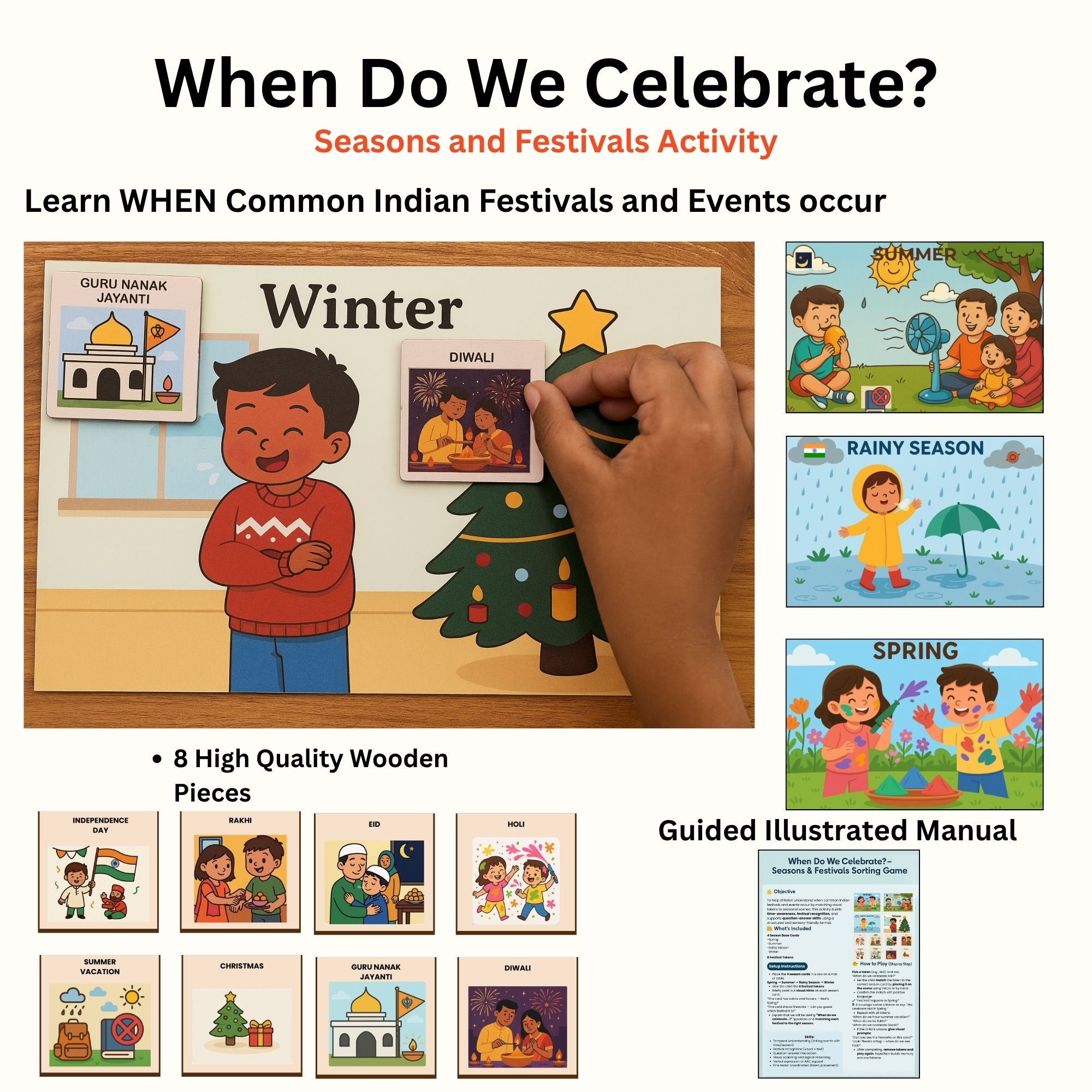 Exploralearn WH “When” Activity Kit